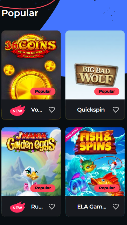 Boomerang Casino official website
