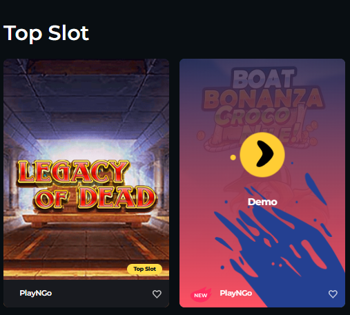 Boomerang Casino offizielle Website